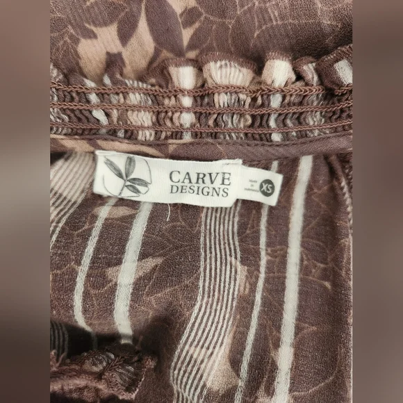 CARVE DESIGNS 100% ORGANIC COTTON BLOUSE - Picture 7 of 8